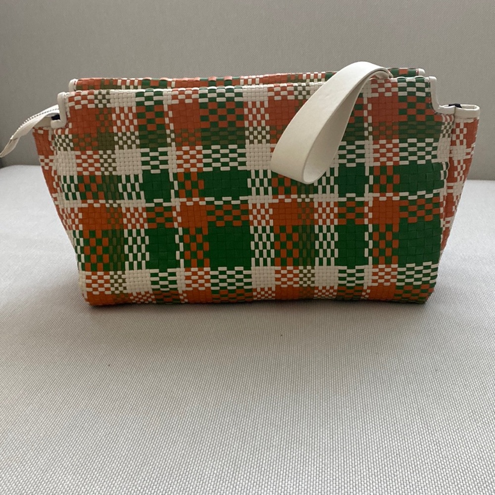 Zara Orange and Green Purse